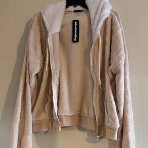Beige Teddy Jacket